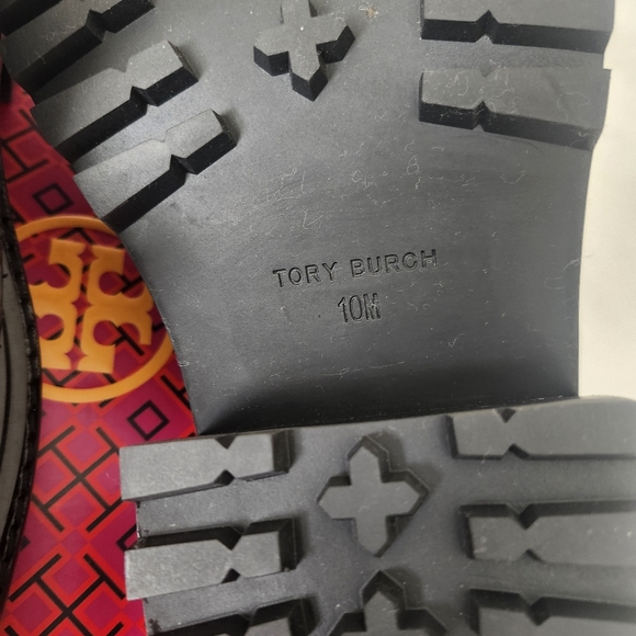 Tory Burch Women's Jessa Lug Loafers in Black Sz 10 - Picture 9 of 9